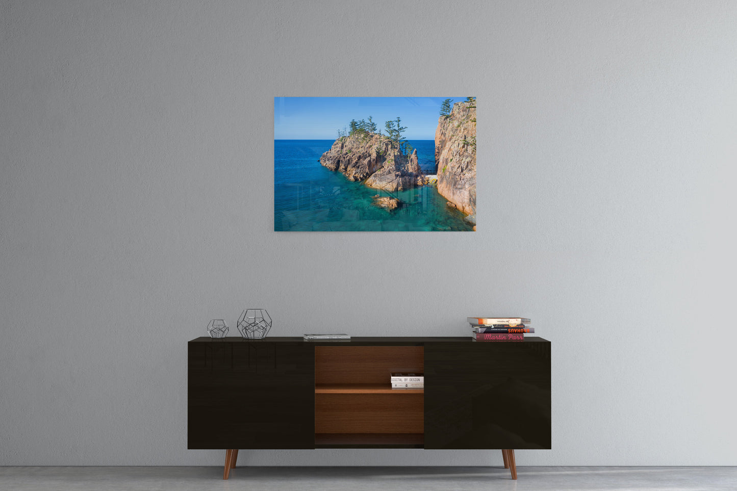 Dolphin Point, Blue Pearl Bay - Acrylic Print