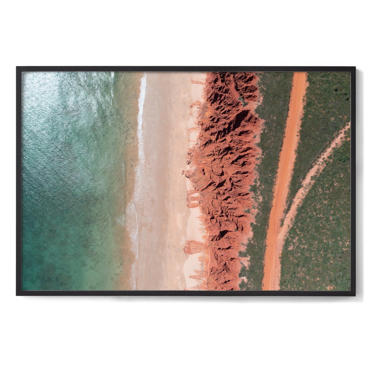 James Price Point Aerial #3 - Framed Print