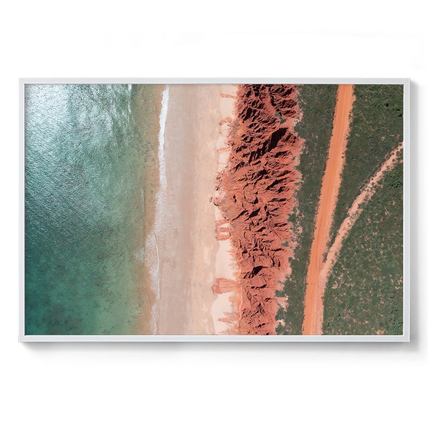 James Price Point Aerial #3 - Framed Print