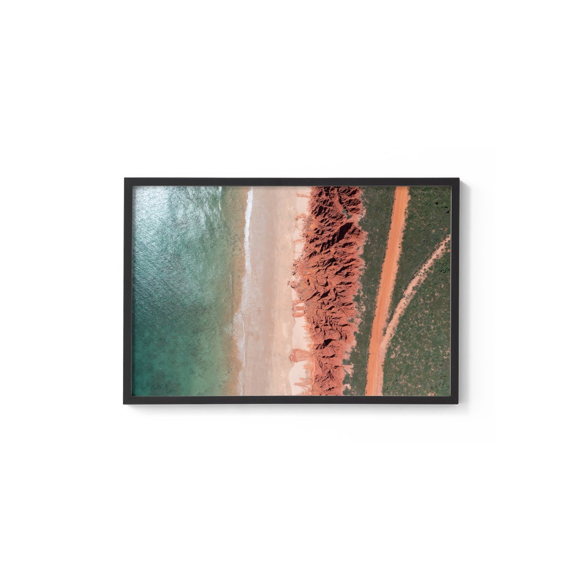 James Price Point Aerial #3 - Framed Print