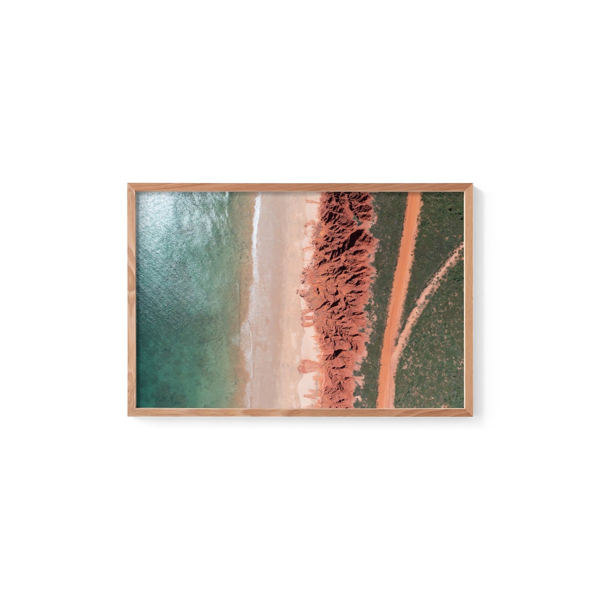 James Price Point Aerial #3 - Framed Print