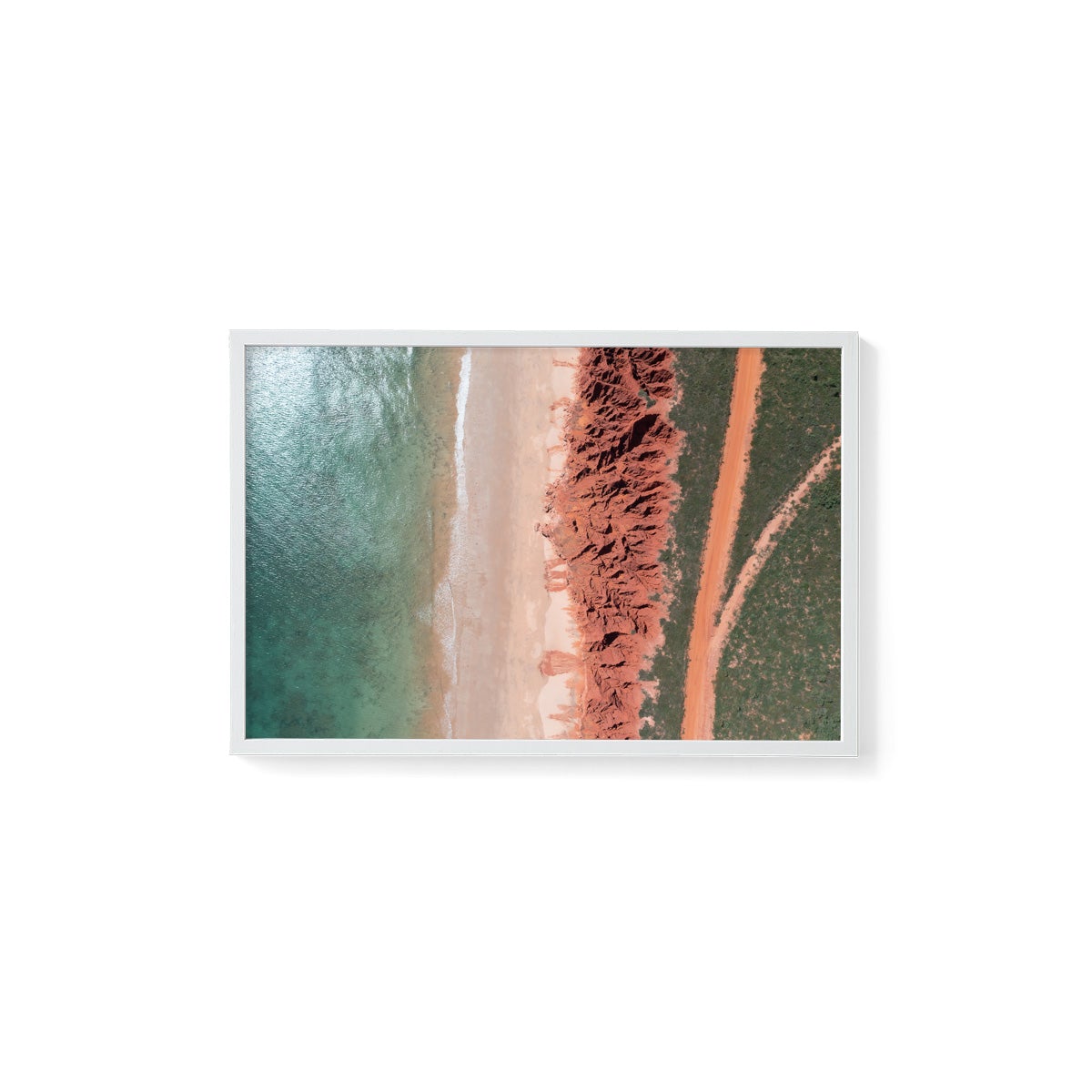 James Price Point Aerial #3 - Framed Print