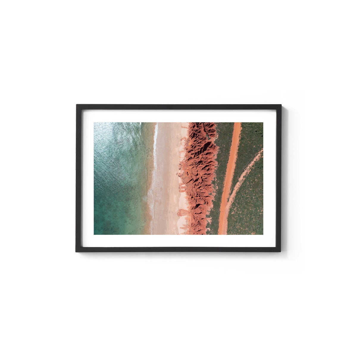 James Price Point Aerial #3 - Framed Print