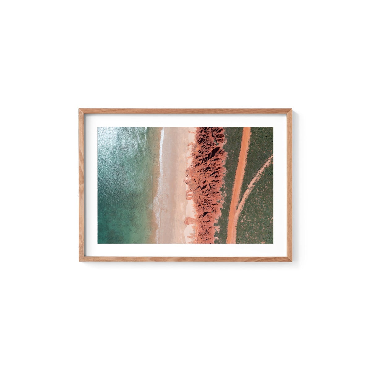 James Price Point Aerial #3 - Framed Print