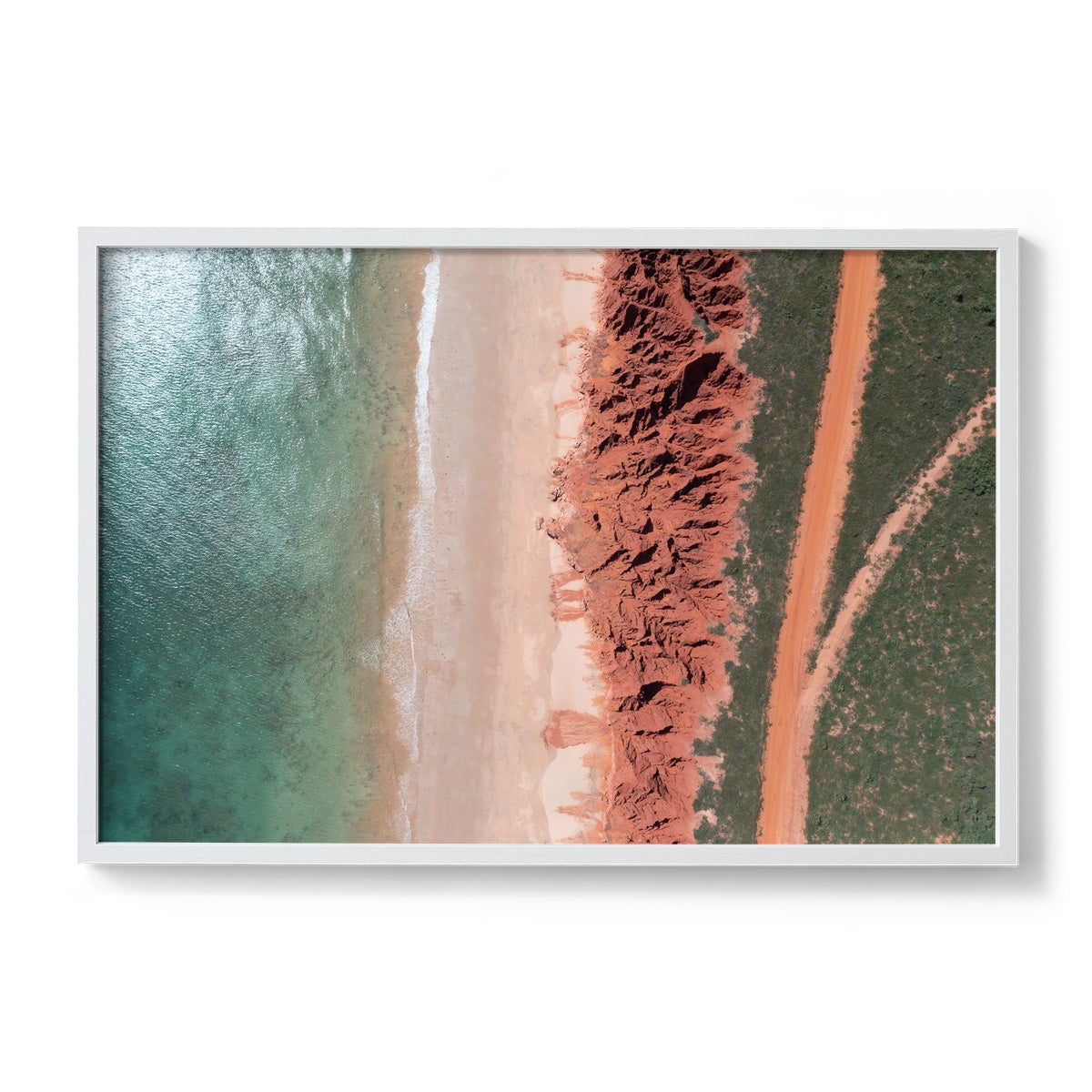 James Price Point Aerial #3 - Framed Print