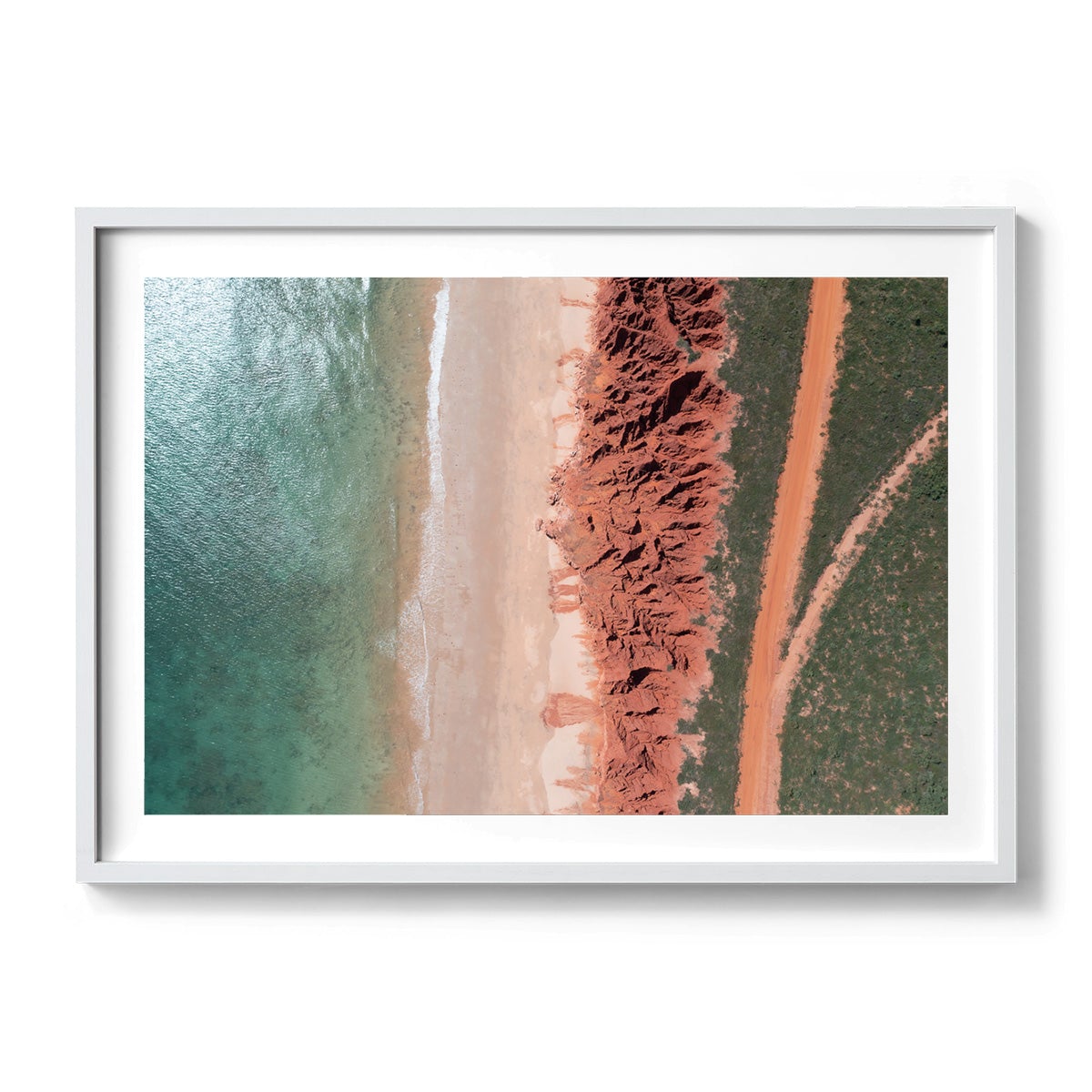 James Price Point Aerial #3 - Framed Print