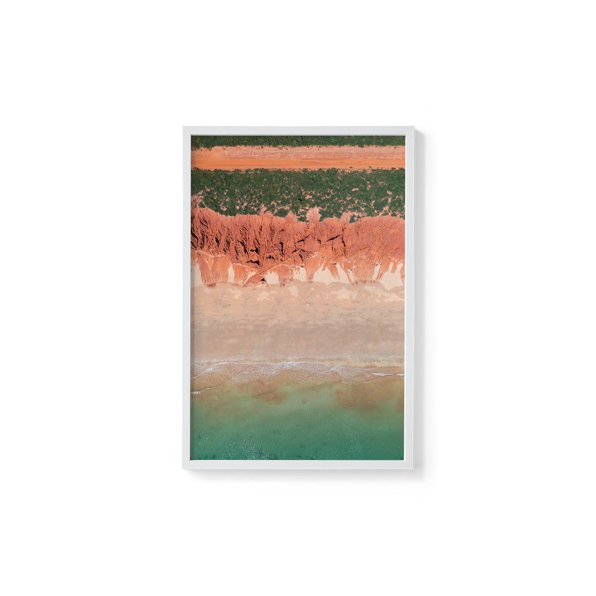 James Price Point Aerial #4 - Framed Print