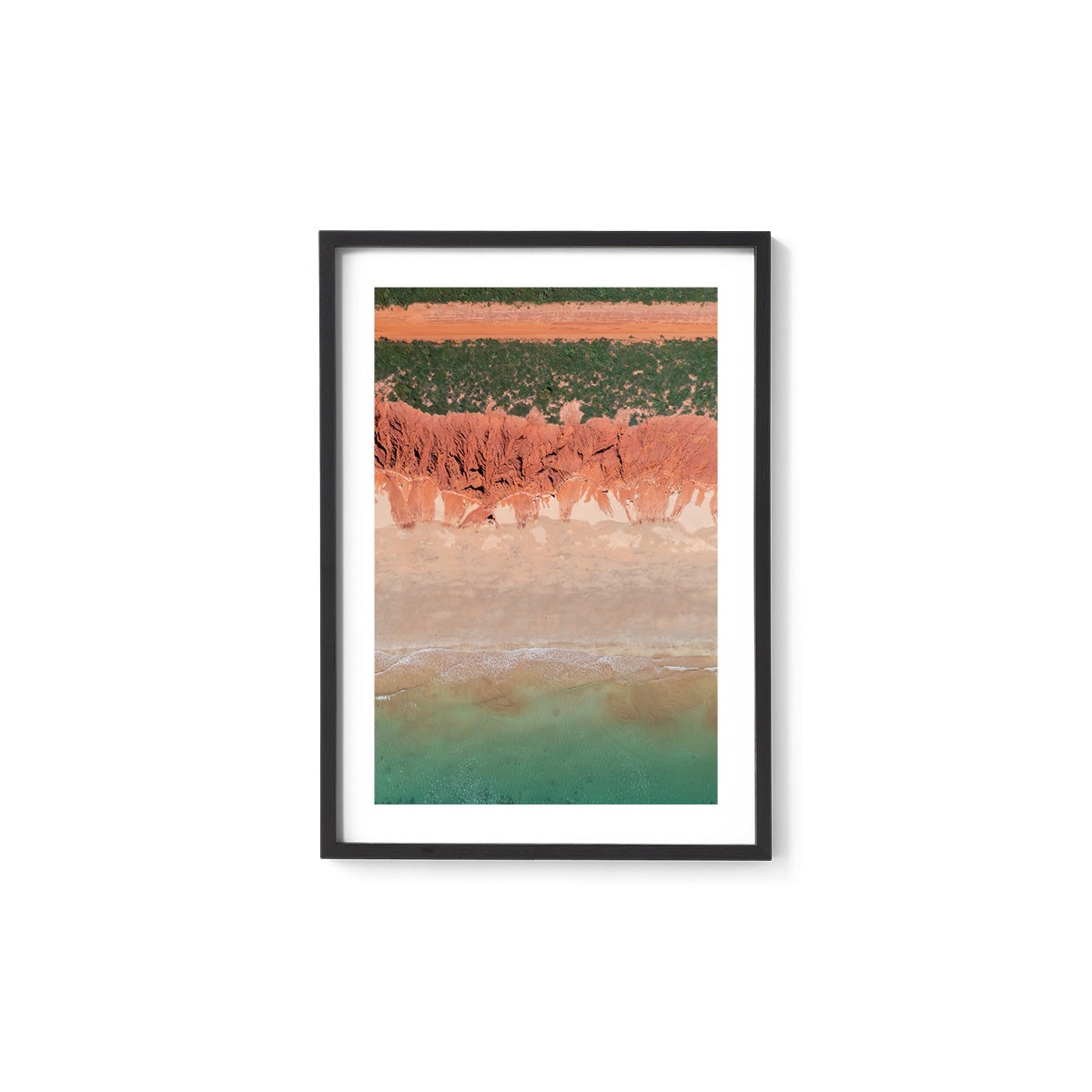 James Price Point Aerial #4 - Framed Print