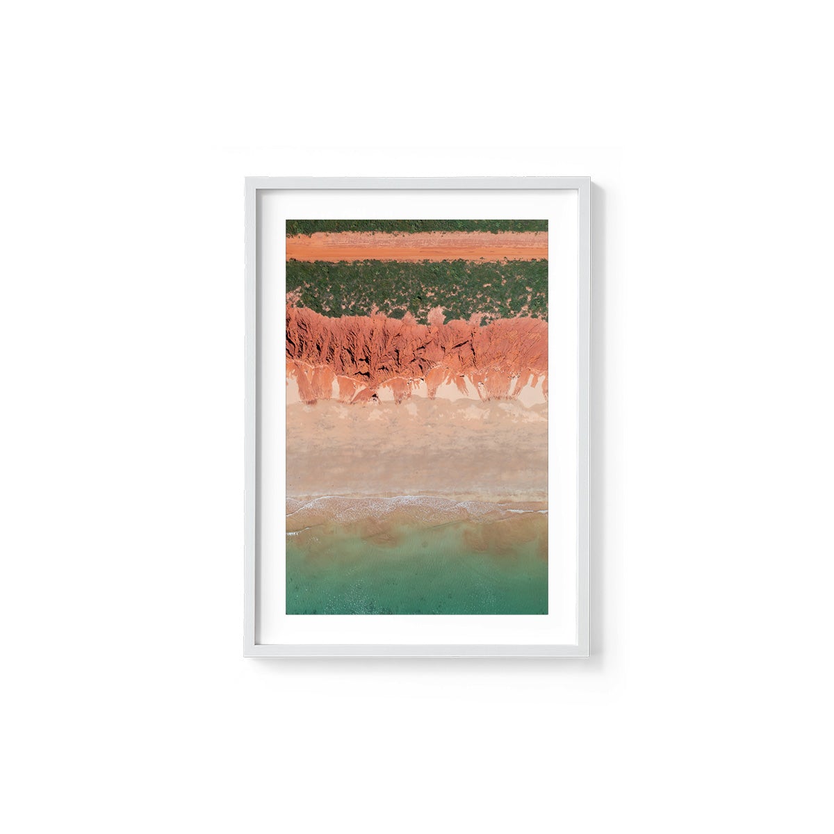 James Price Point Aerial #4 - Framed Print