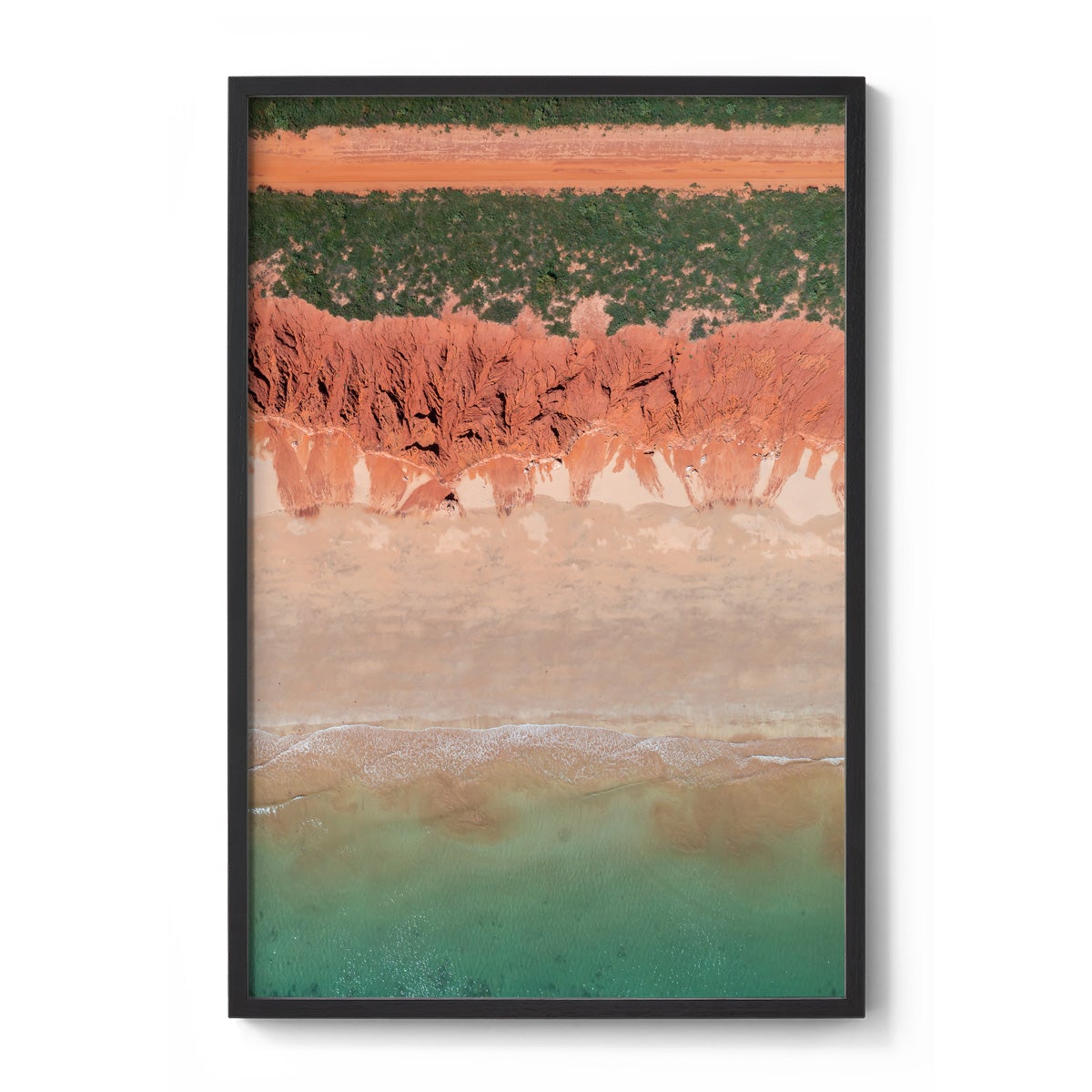 James Price Point Aerial #4 - Framed Print