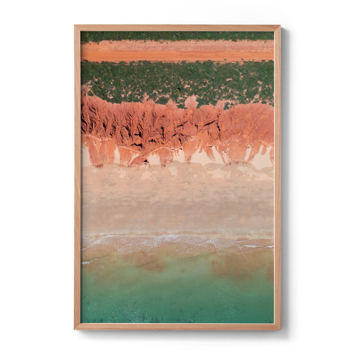 James Price Point Aerial #4 - Framed Print