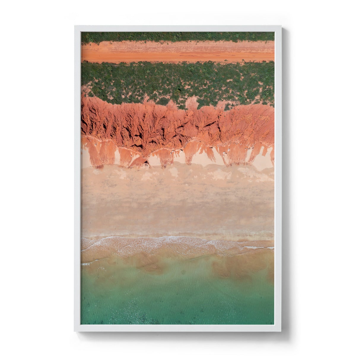 James Price Point Aerial #4 - Framed Print