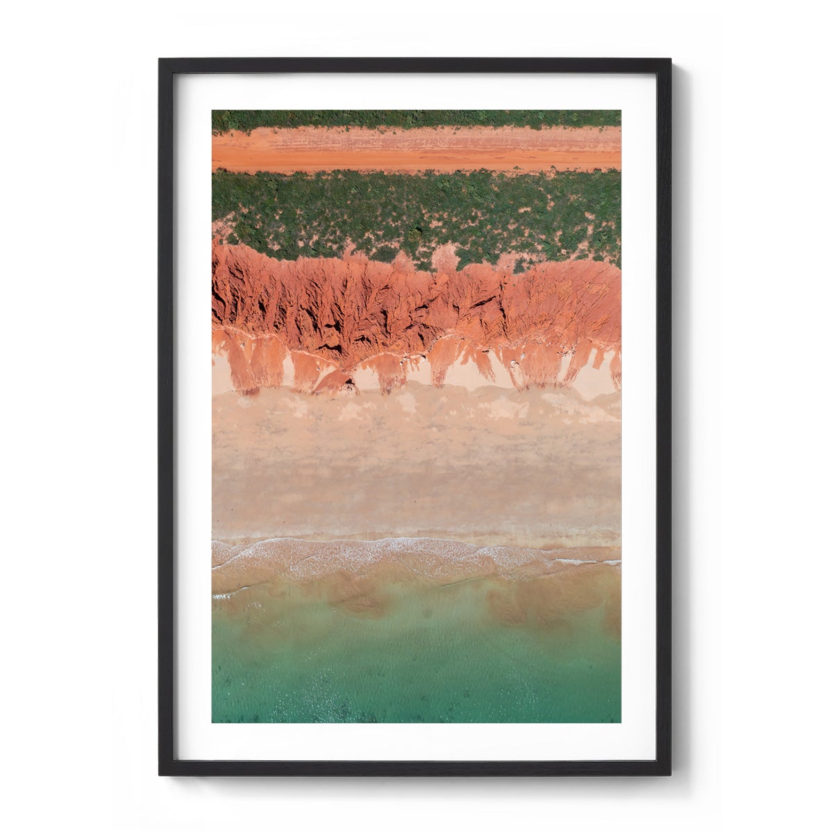 James Price Point Aerial #4 - Framed Print