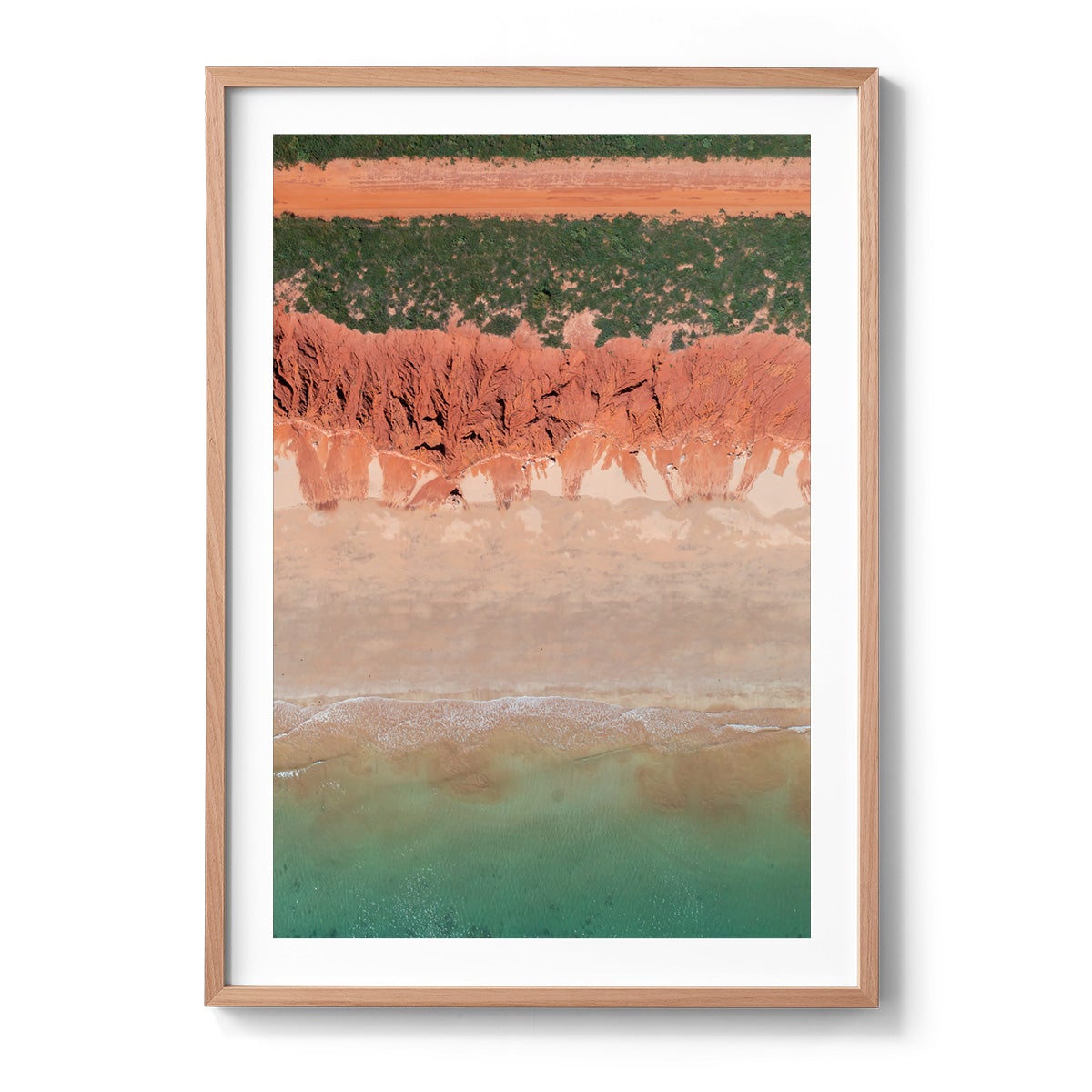 James Price Point Aerial #4 - Framed Print
