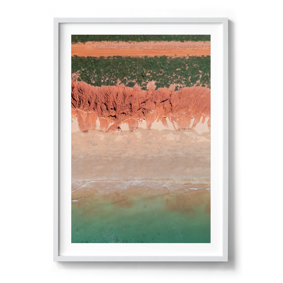 James Price Point Aerial #4 - Framed Print
