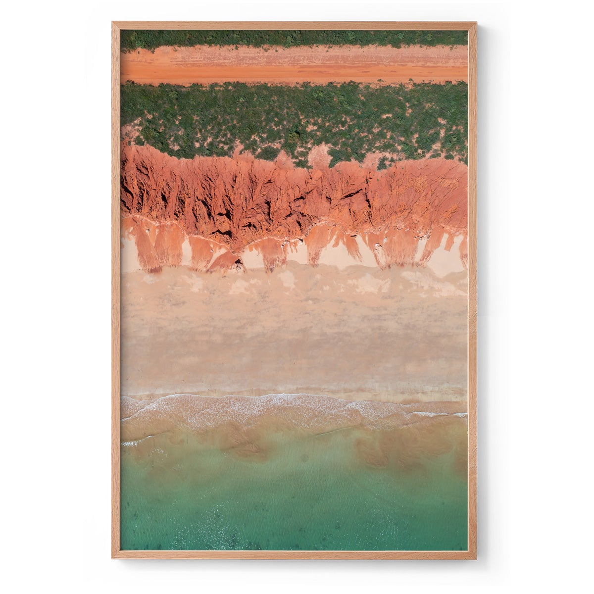 James Price Point Aerial #4 - Framed Print