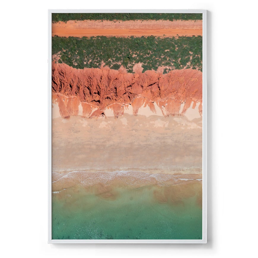 James Price Point Aerial #4 - Framed Print