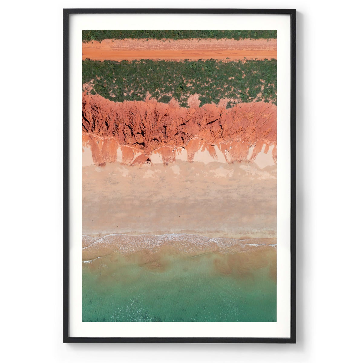 James Price Point Aerial #4 - Framed Print