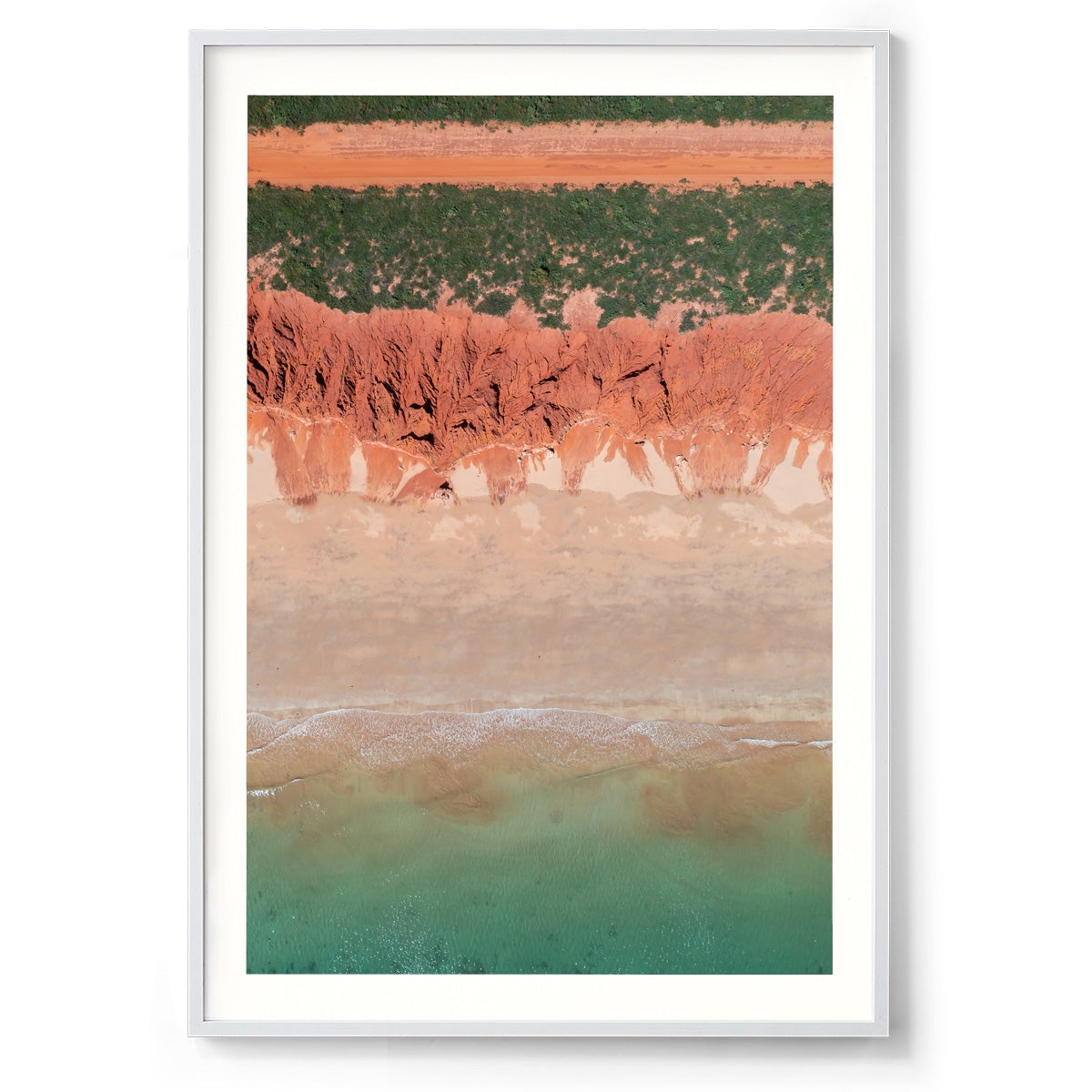 James Price Point Aerial #4 - Framed Print