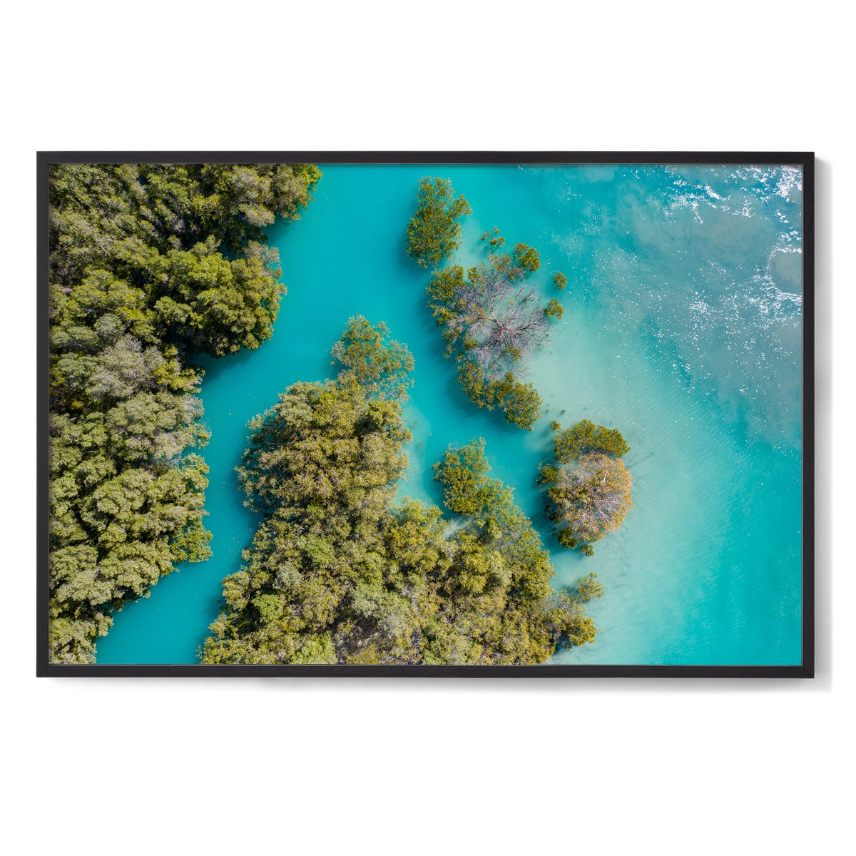 High Tide at Willie Creek - Framed Print