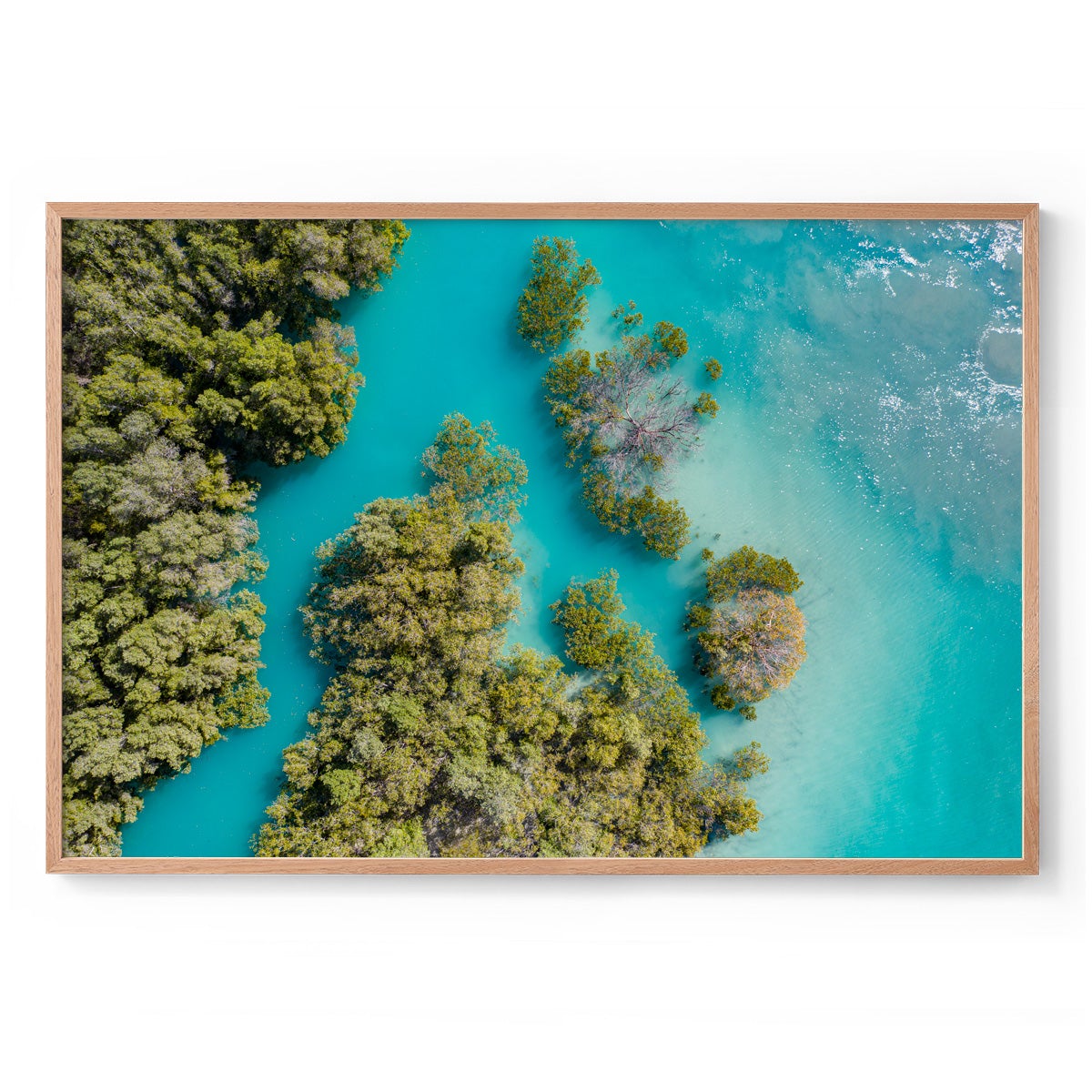 High Tide at Willie Creek - Framed Print