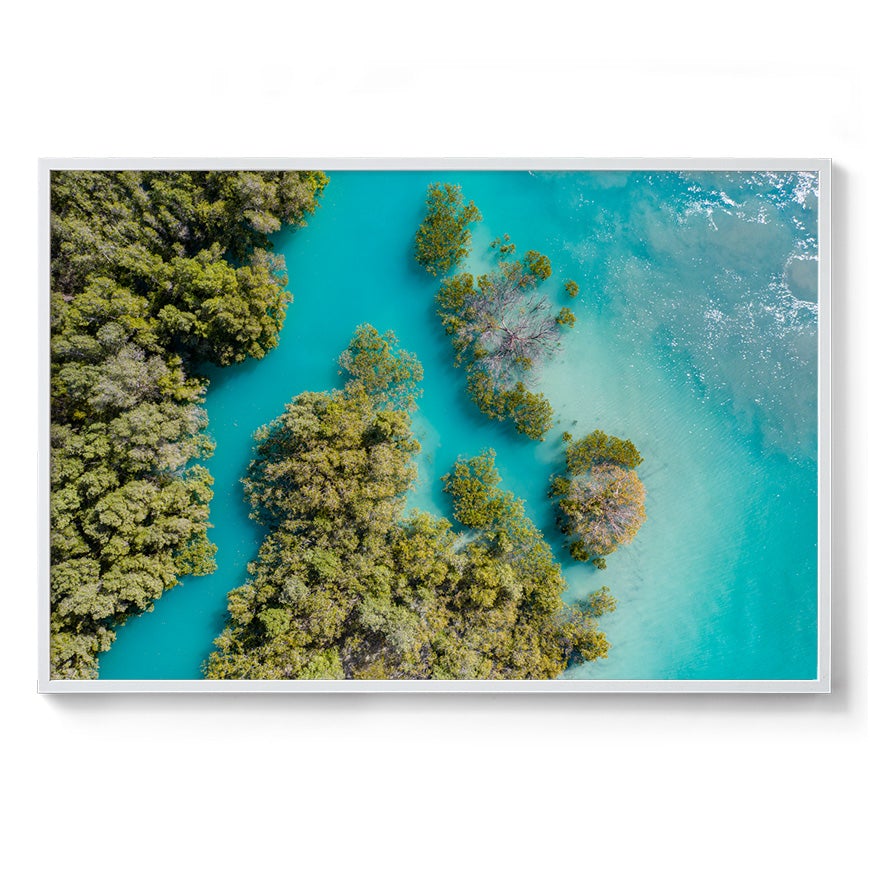 High Tide at Willie Creek - Framed Print