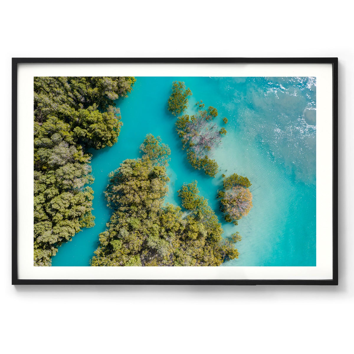High Tide at Willie Creek - Framed Print