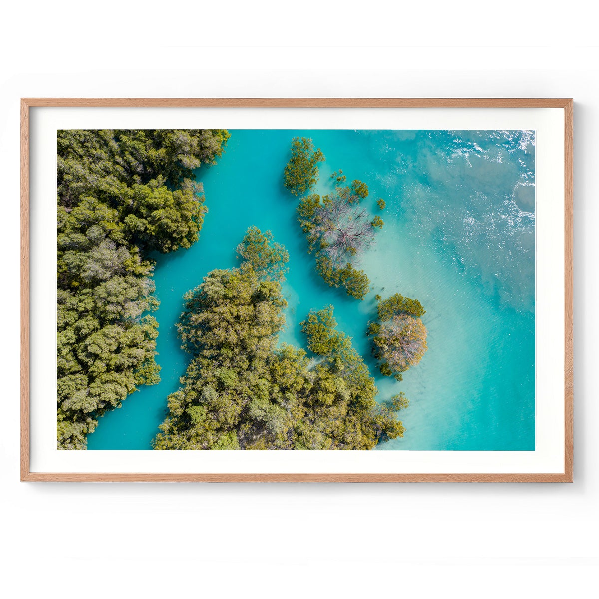 High Tide at Willie Creek - Framed Print