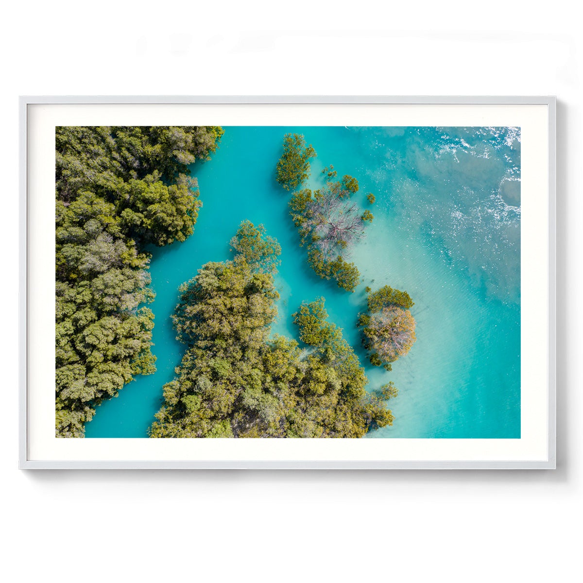 High Tide at Willie Creek - Framed Print