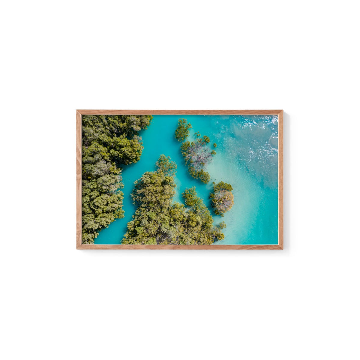 High Tide at Willie Creek - Framed Print