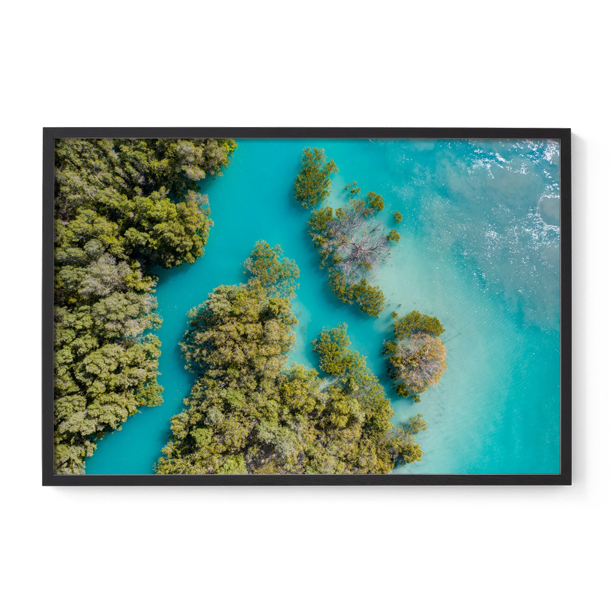 High Tide at Willie Creek - Framed Print