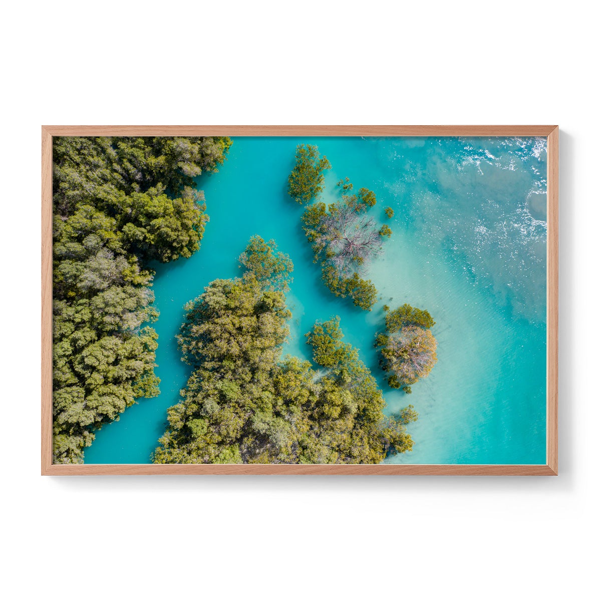 High Tide at Willie Creek - Framed Print