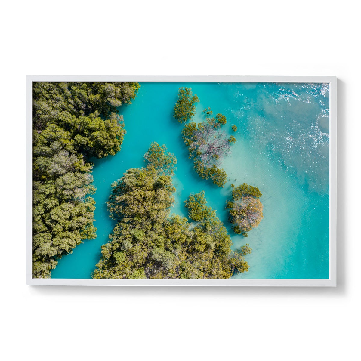 High Tide at Willie Creek - Framed Print