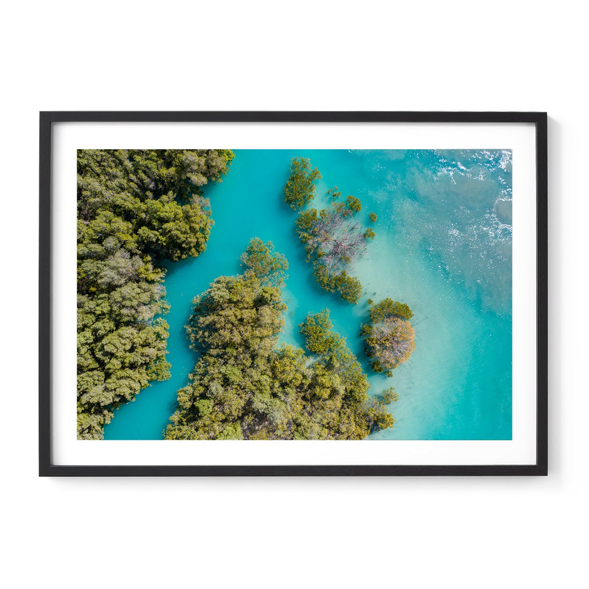 High Tide at Willie Creek - Framed Print