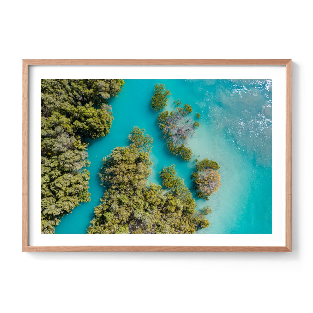 High Tide at Willie Creek - Framed Print