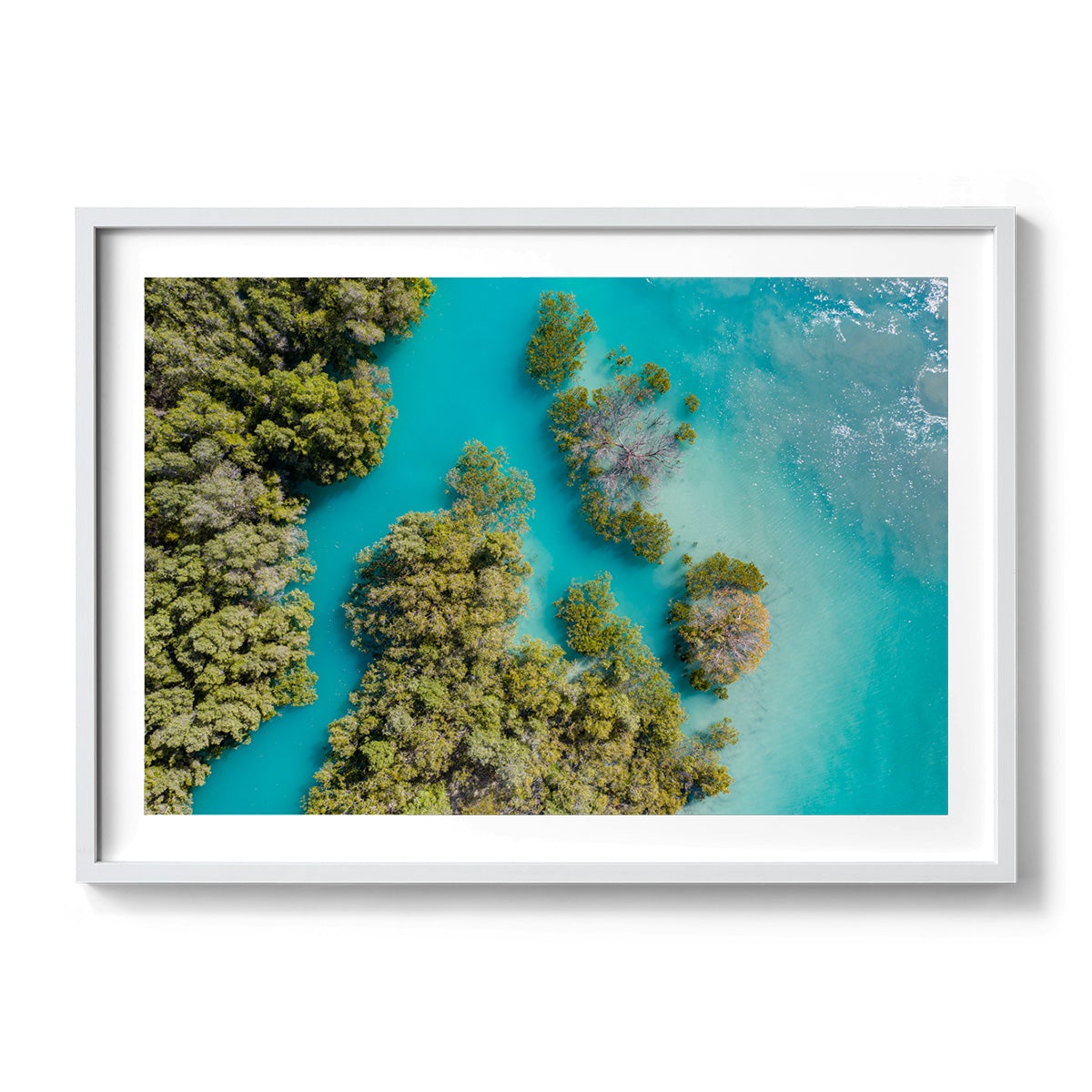 High Tide at Willie Creek - Framed Print