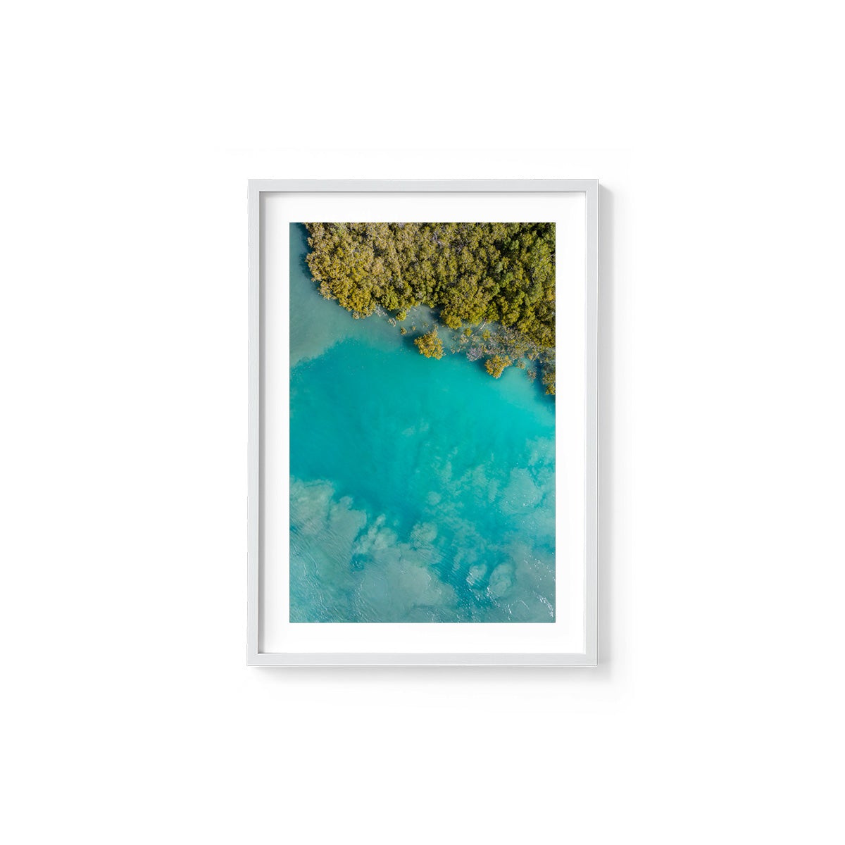 Willie Creek High Tide #1 - Framed Print