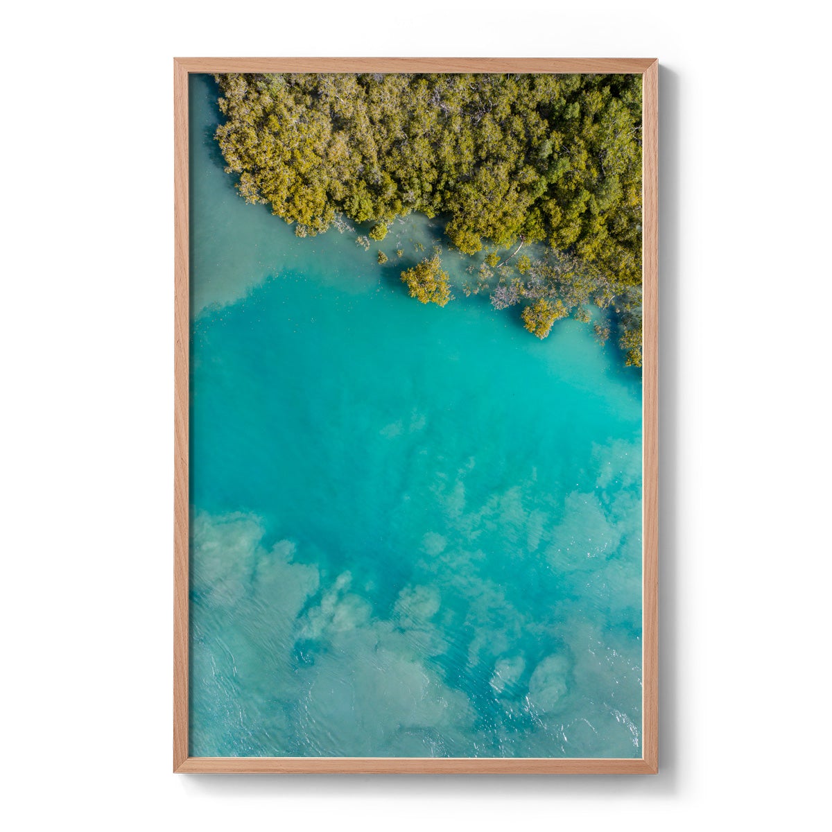 Willie Creek High Tide #1 - Framed Print