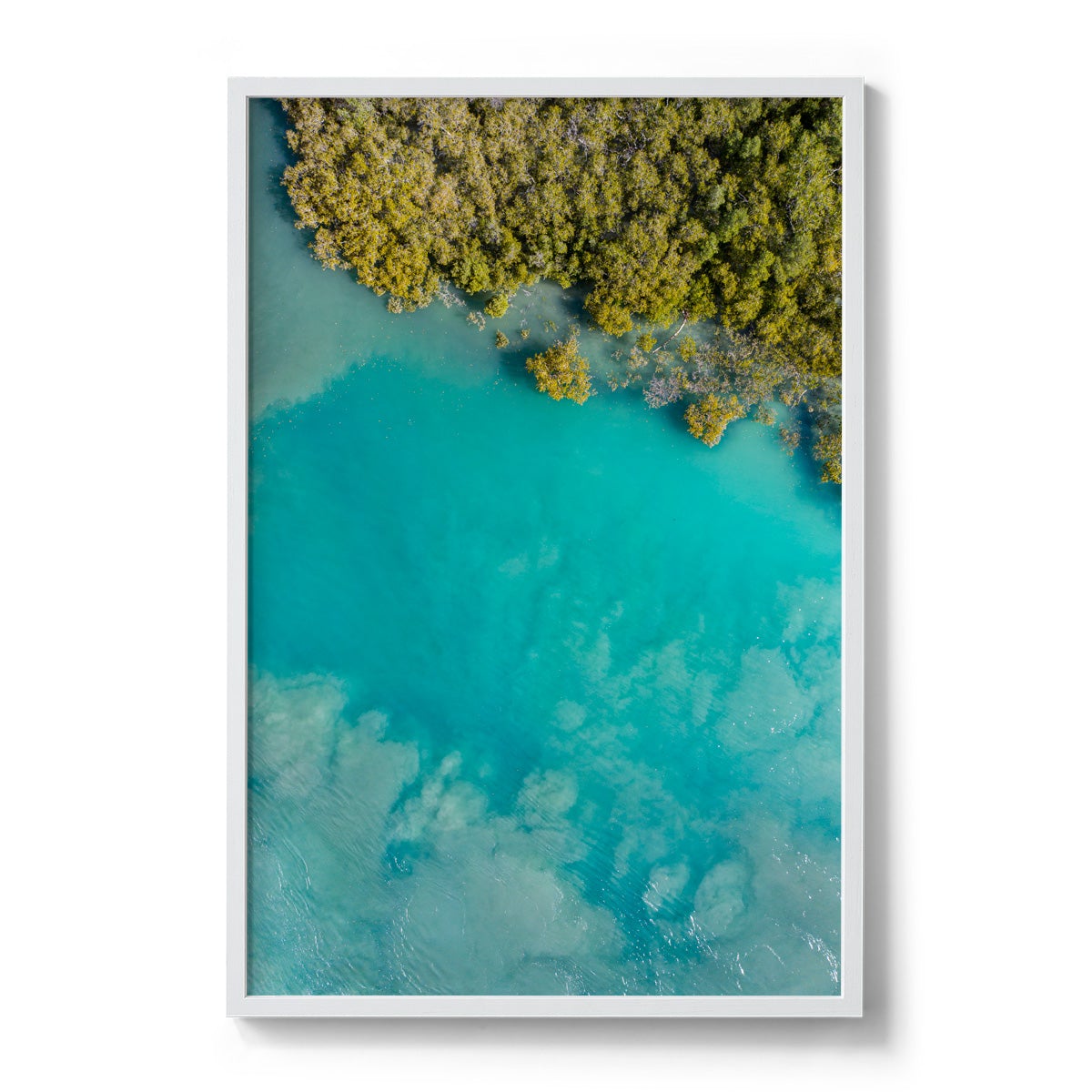 Willie Creek High Tide #1 - Framed Print