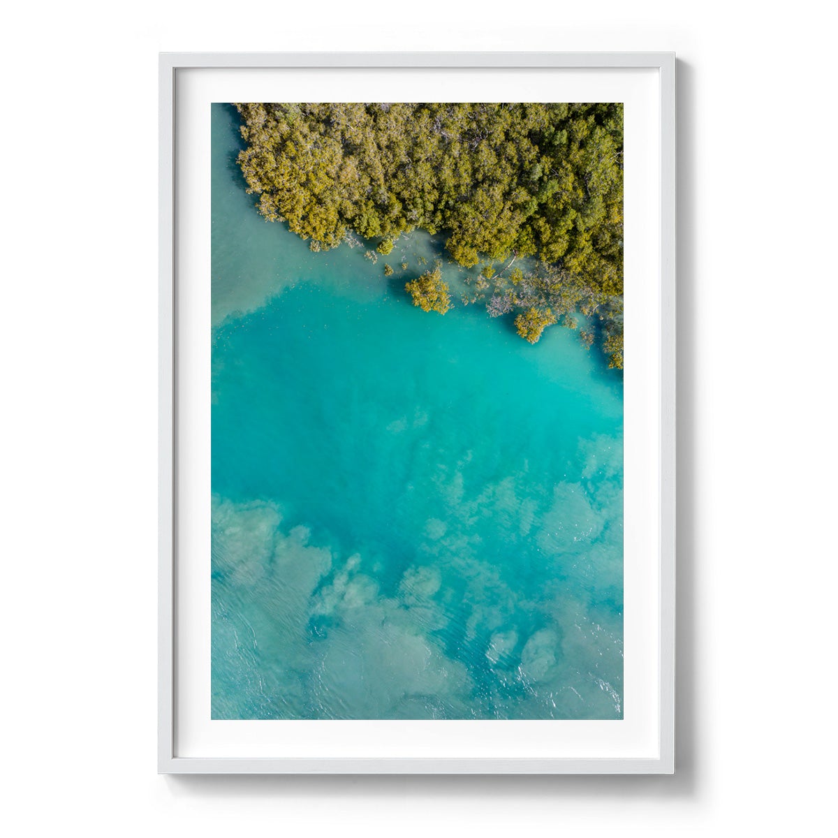 Willie Creek High Tide #1 - Framed Print