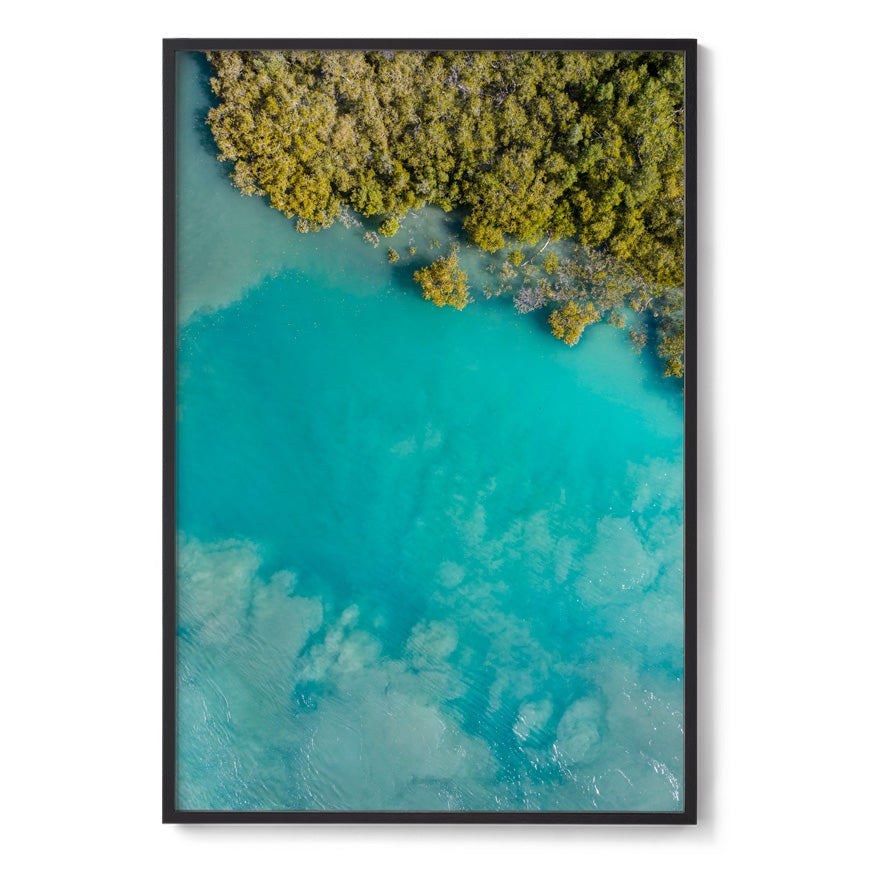 Willie Creek High Tide #1 - Framed Print