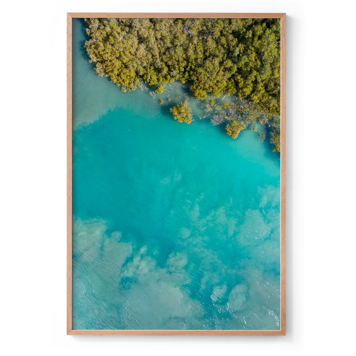 Willie Creek High Tide #1 - Framed Print
