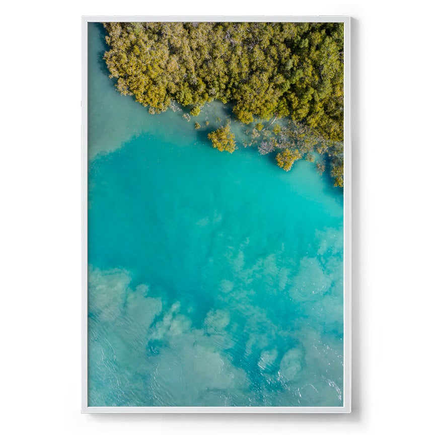 Willie Creek High Tide #1 - Framed Print