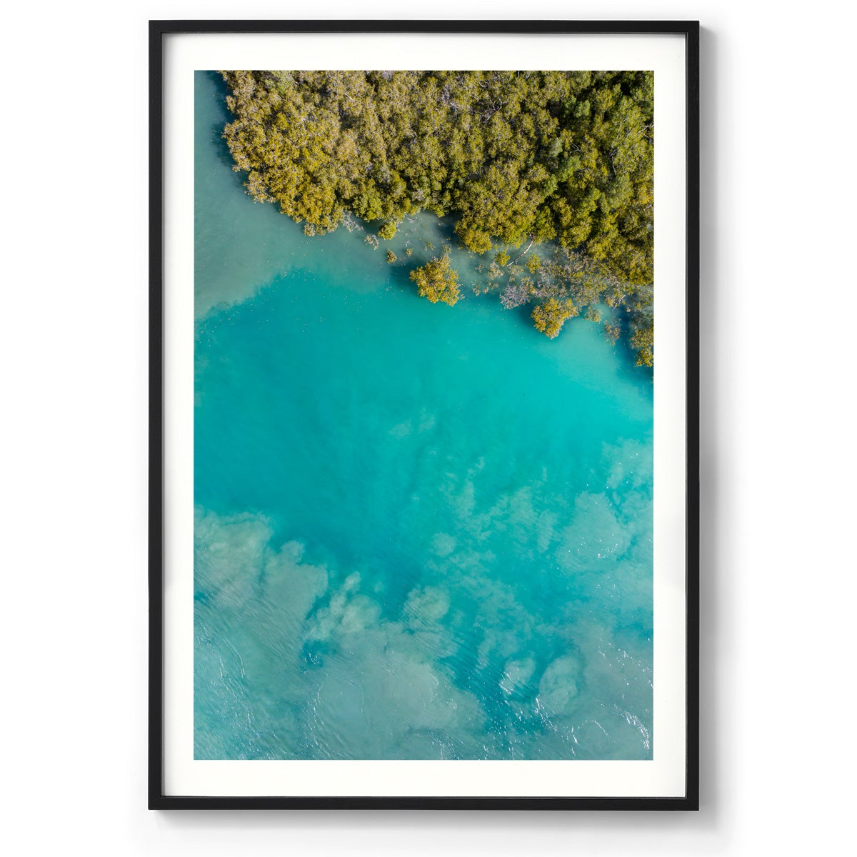 Willie Creek High Tide #1 - Framed Print