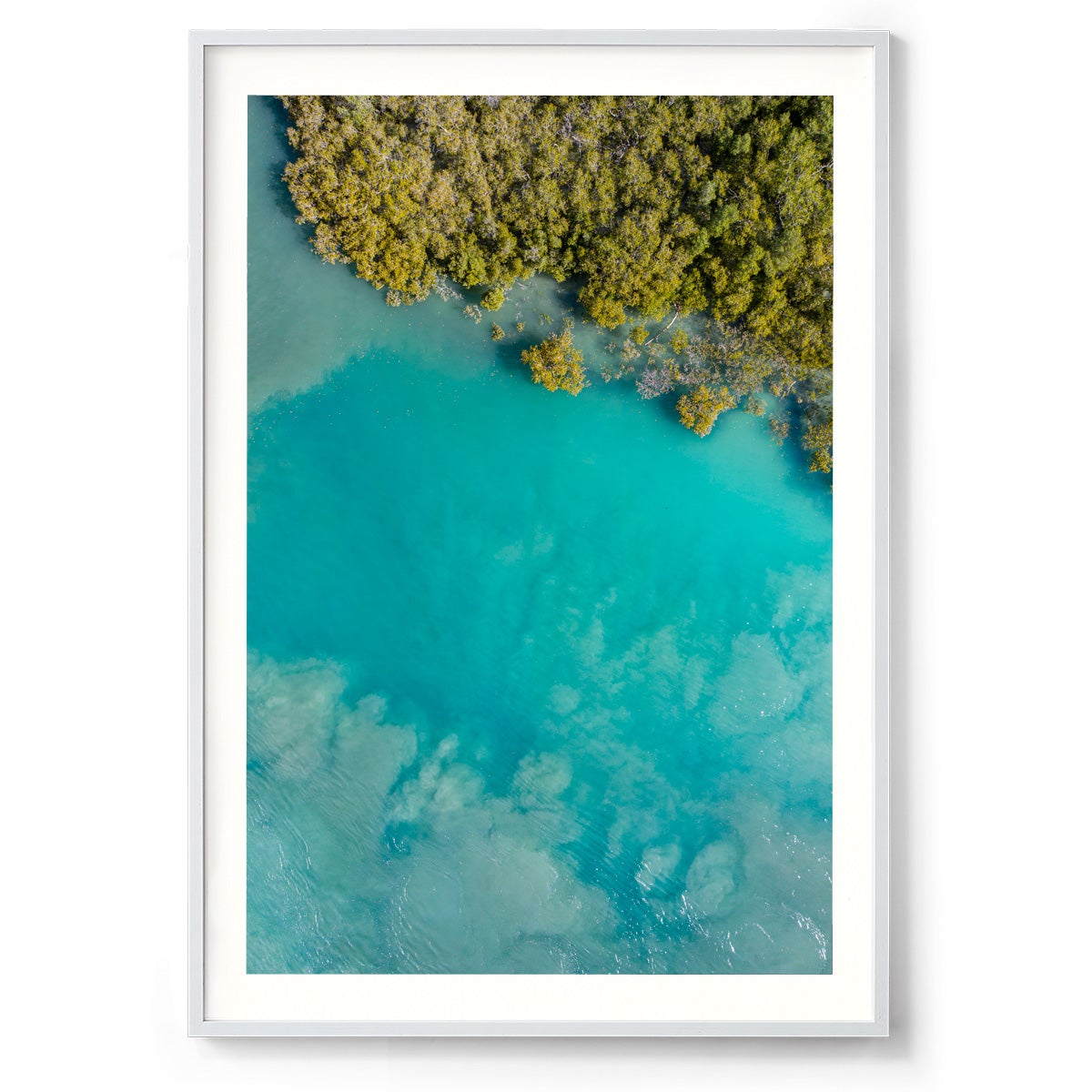 Willie Creek High Tide #1 - Framed Print