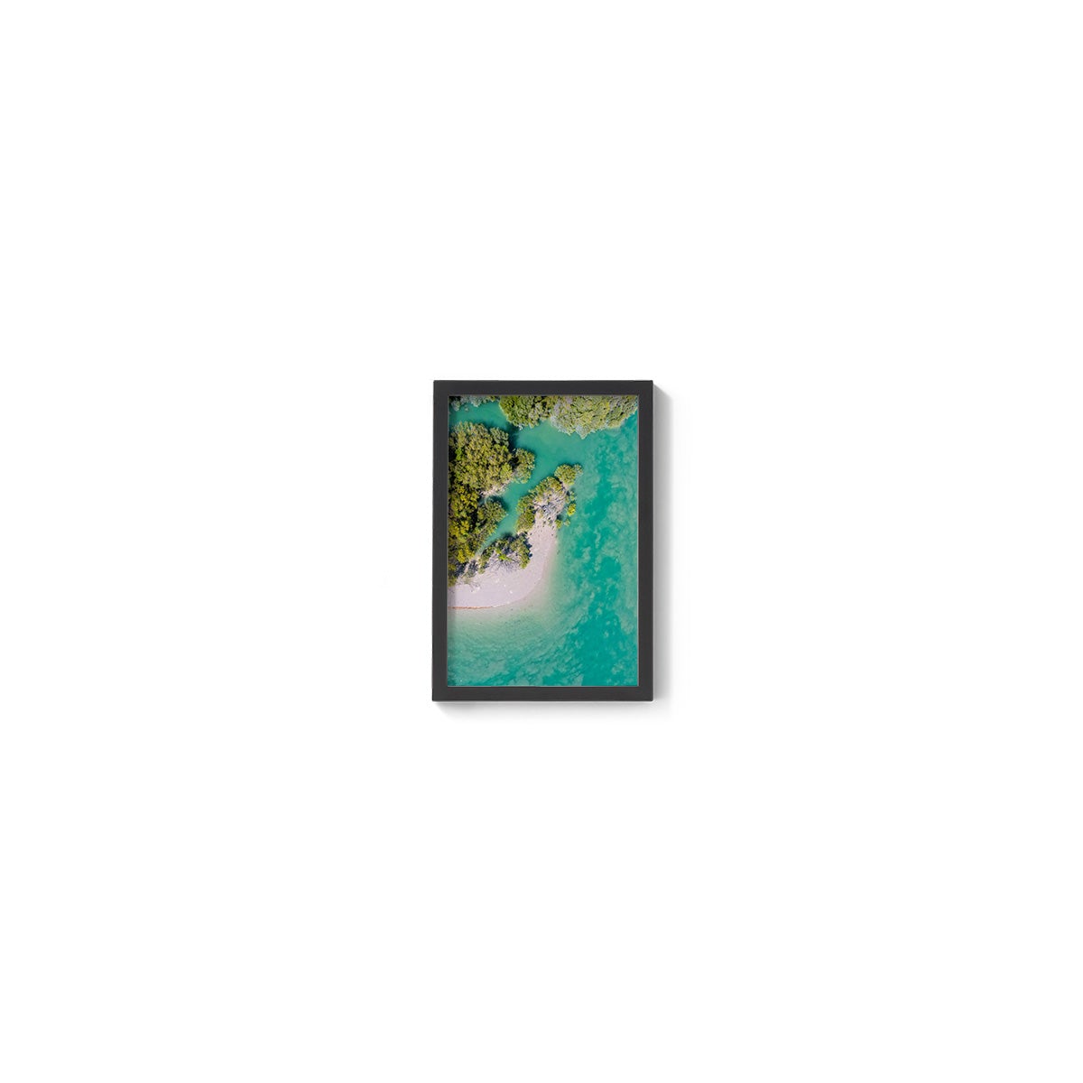 Willie Creek Tidal Abstract #1 - Framed Print