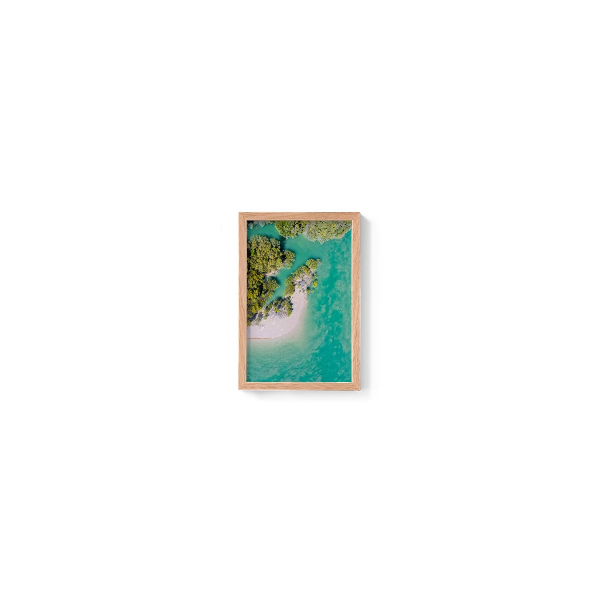 Willie Creek Tidal Abstract #1 - Framed Print