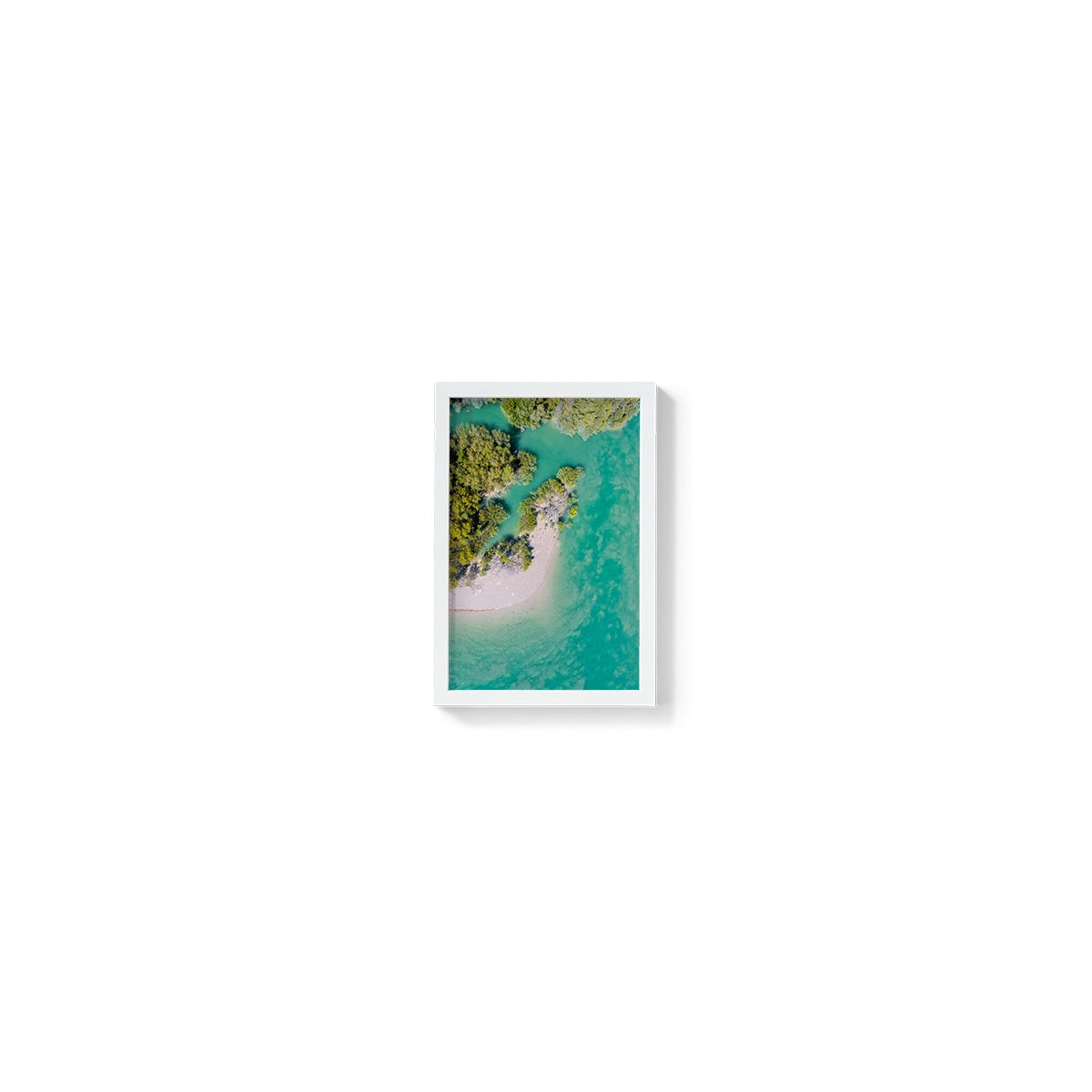 Willie Creek Tidal Abstract #1 - Framed Print