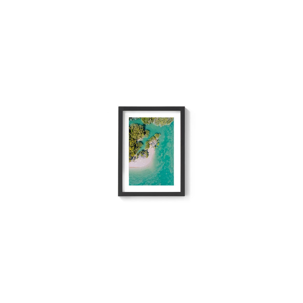 Willie Creek Tidal Abstract #1 - Framed Print