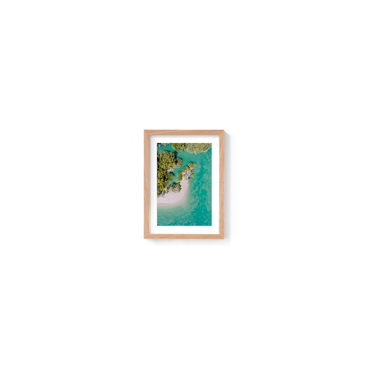 Willie Creek Tidal Abstract #1 - Framed Print